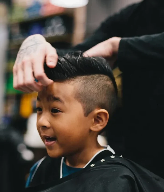 child haircut